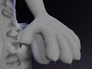 Magnus Anthro Wolf 3D Модель