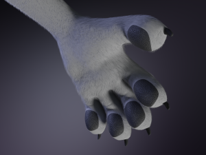 Magnus Anthro Wolf 3D Модель