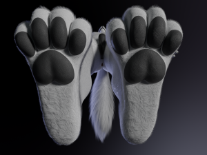 Magnus Anthro Wolf 3D Модель