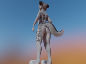 Magnus Anthro Wolf 3D Модель