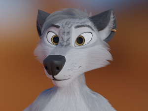 Magnus Anthro Wolf 3D Модель