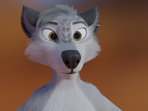 Magnus Anthro Wolf 3D Модель