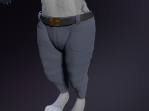 Magnus Anthro Wolf 3D Модель