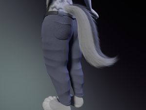 Magnus Anthro Wolf 3D Модель