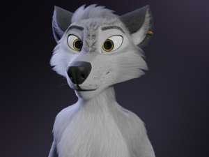 Magnus Anthro Wolf 3D Модель