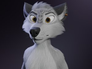 Magnus Anthro Wolf 3D Модель