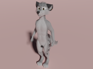 Magnus Anthro Wolf 3D Модель