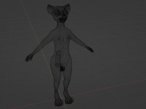 Magnus Anthro Wolf 3D Модель
