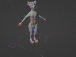 Magnus Anthro Wolf 3D Модель