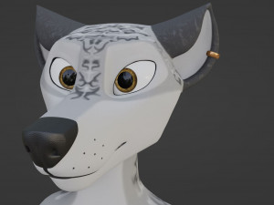 Magnus Anthro Wolf 3D Модель