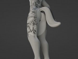 Magnus Anthro Wolf 3D Модель