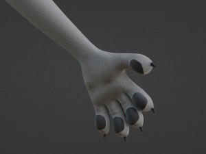 Magnus Anthro Wolf 3D Модель