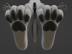 Magnus Anthro Wolf 3D Модель
