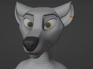 Magnus Anthro Wolf 3D Модель