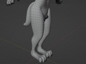 Magnus Anthro Wolf 3D Модель