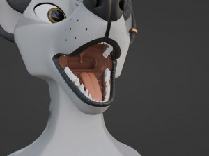 Magnus Anthro Wolf 3D Модель