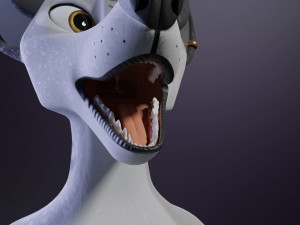 Magnus Anthro Wolf 3D Модель