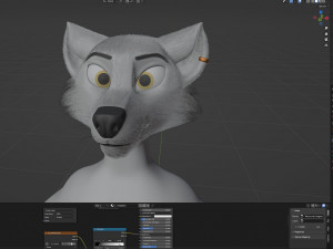 Magnus Anthro Wolf 3D Модель