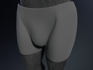 Fenrir Anthro Wolf 3D Model