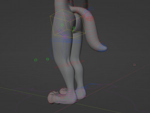Fenrir Anthro Wolf 3D Model