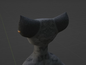 Fenrir Anthro Wolf 3D Model