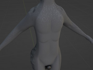 Fenrir Anthro Wolf 3D Model