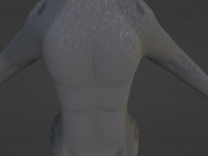 Fenrir Anthro Wolf 3D Model