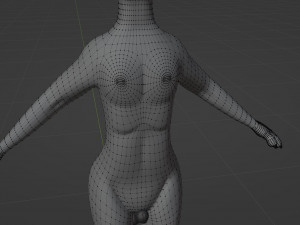 Fenrir Anthro Wolf 3D Model