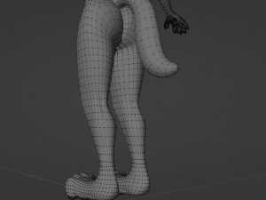 Fenrir Anthro Wolf 3D Model