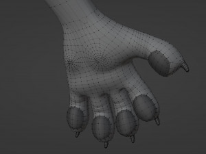 Fenrir Anthro Wolf 3D Model