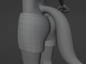 Fenrir Anthro Wolf 3D Model