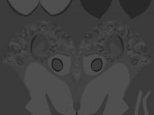 Fenrir Anthro Wolf 3D Model