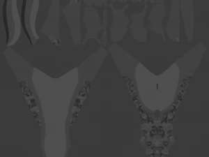 Fenrir Anthro Lupo Modello 3D