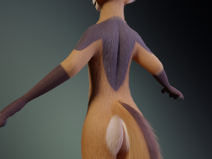 Mikael Anthro Fox Modelo 3D
