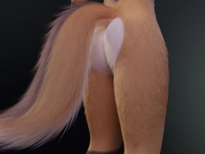 Mikael Anthro Fox 3D Model