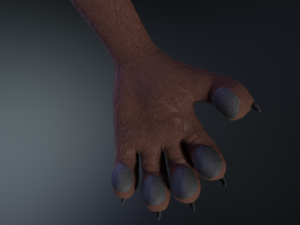 Mikael Anthro Fox Modelo 3D