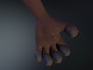 Mikael Anthro Fox 3D Model