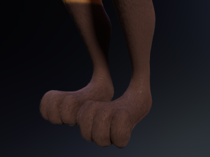 Mikael Anthro Fox Modelo 3D