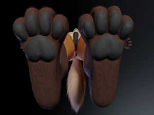 Mikael Anthro Fox 3D Model
