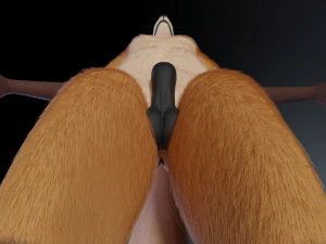 Mikael Anthro Fox 3D Model
