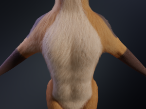 Mikael Anthro Fox Modelo 3D