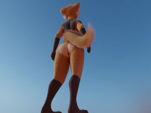 Mikael Anthro Fox 3D Model