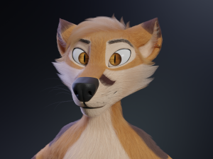 Mikael Anthro Fox Modelo 3D