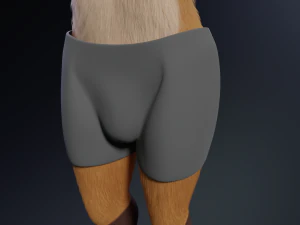 Mikael Anthro Fox 3D Model