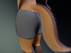 Mikael Anthro Fox Modelo 3D