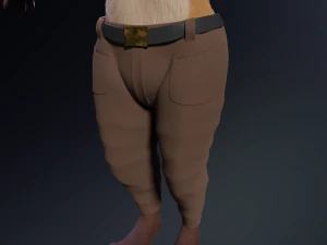 Mikael Anthro Fox 3D Model