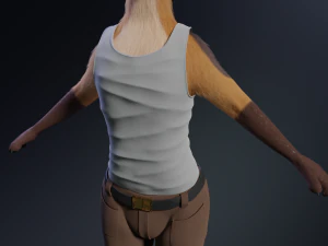 Mikael Anthro Fox 3D Model