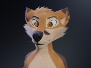 Mikael Anthro Fox Modelo 3D