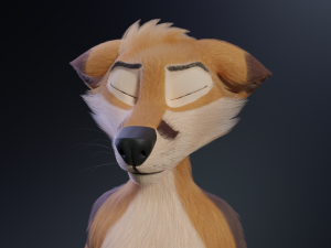Mikael Anthro Fox Modelo 3D