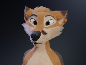 Mikael Anthro Fox Modelo 3D